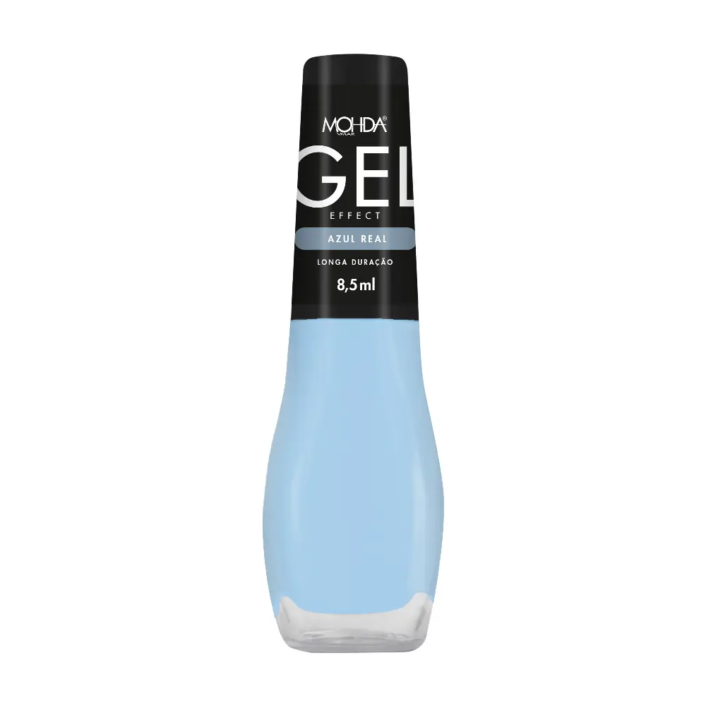 Esmalte Mohda Cr Efeito Gel Azul Real 8,5ml