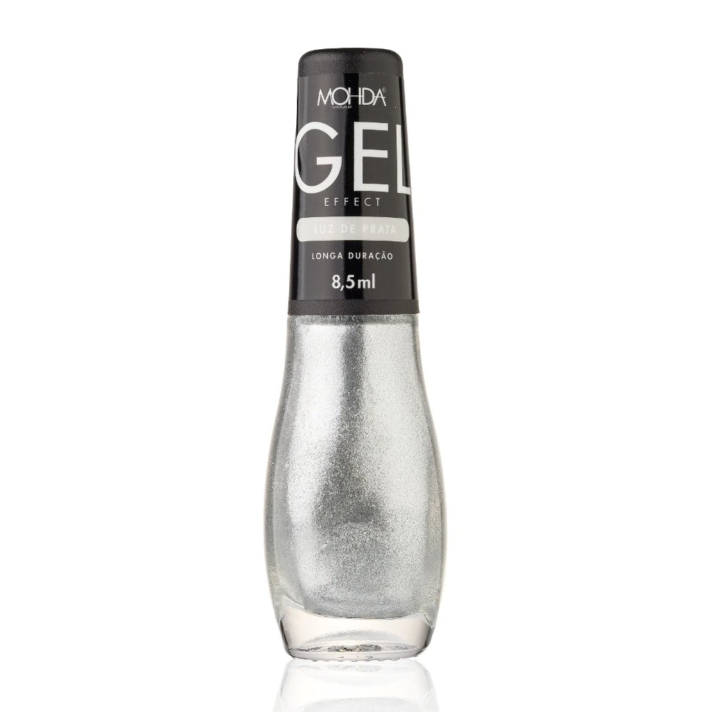 Esmalte Mohda Efeito Gel Luz De Prata
