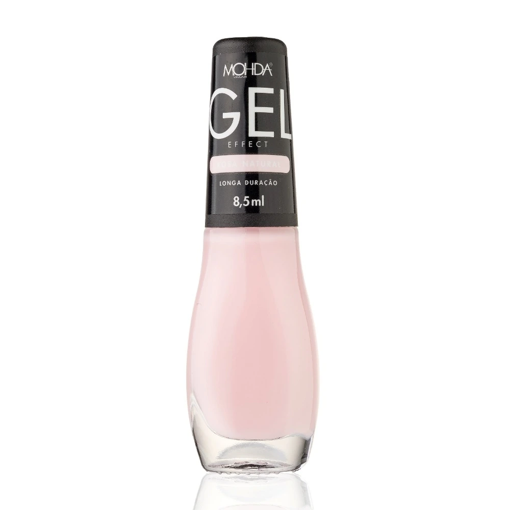 Esmalte Mohda Efeito Gel Rosa Natural
