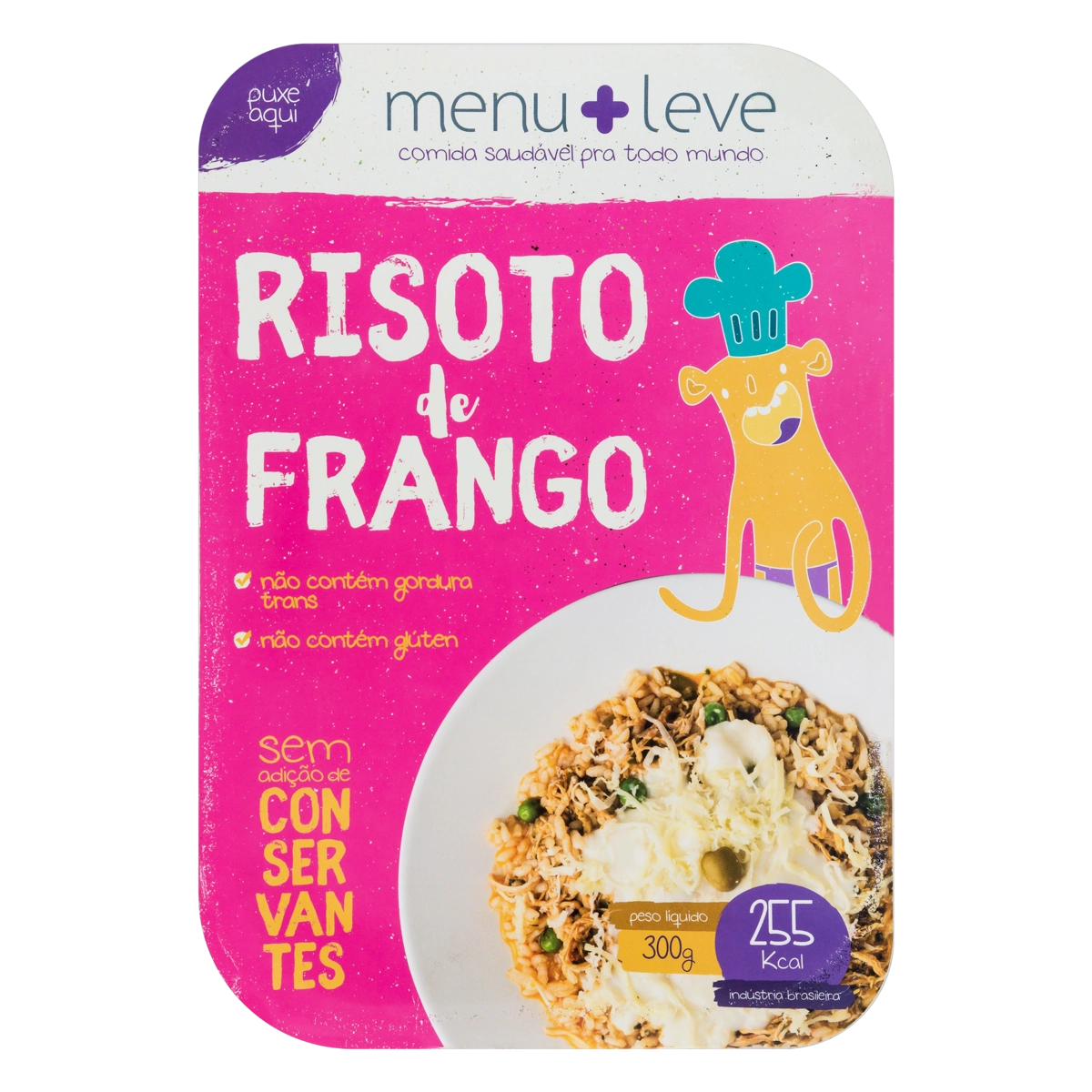 Risoto Frango Menu Leve Bandeja 300g