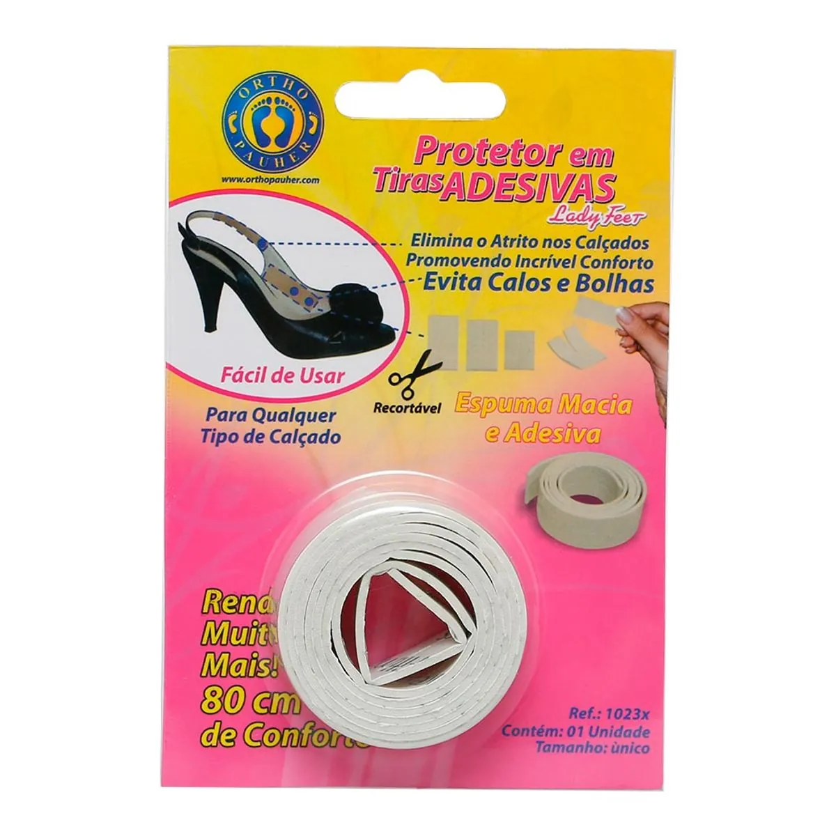 Protetor Adesivo Em Tiras Ortho Pauher Lady Feet Tamanho único