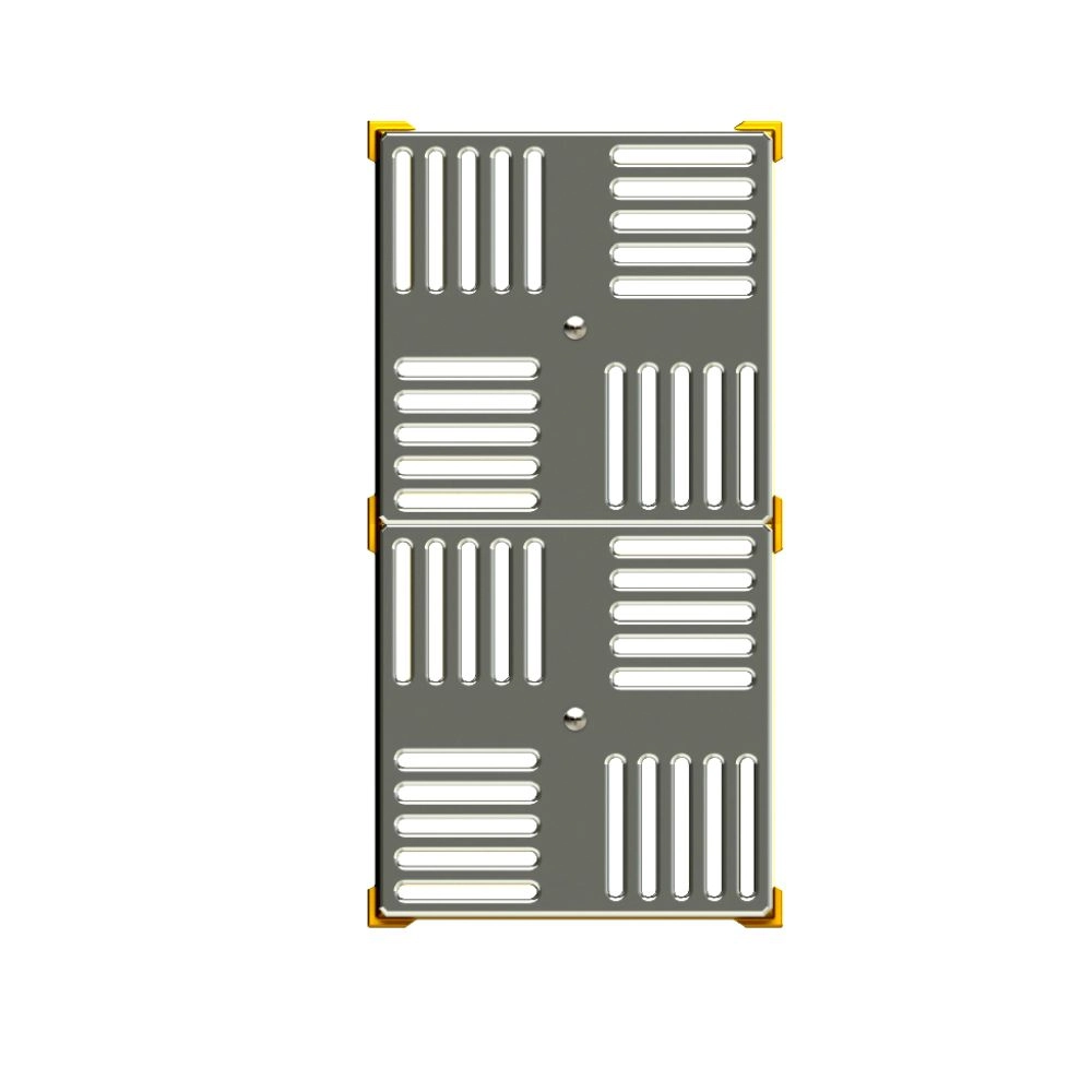 Dispositivo Caixilho 15 X 30cm Em Latão E Inox Para Piscinas De Alvenaria
