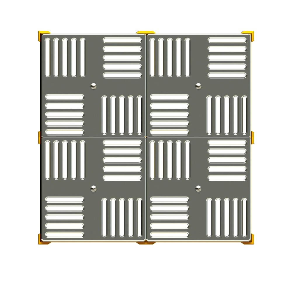 Dispositivo Caixilho 30 X 30cm Em Latão E Inox Para Piscinas De Alvenaria