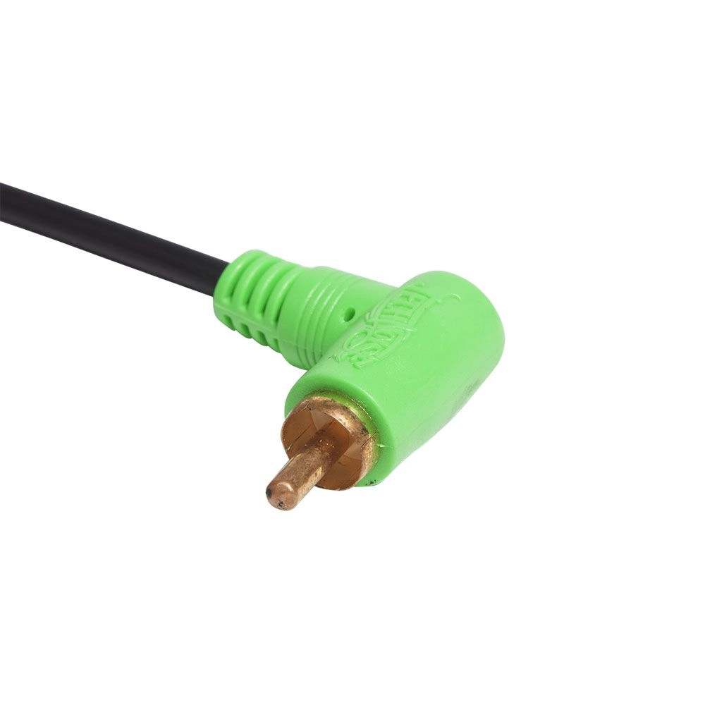 Cabo Rca Technoise Series 100 5,00 Metros 4 Mm Conector Pvc 90 Graus