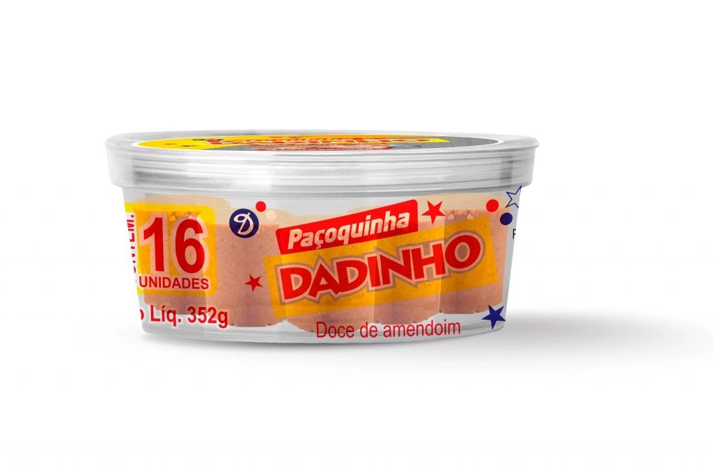 Paçoquinha Dadinho Pote 352g