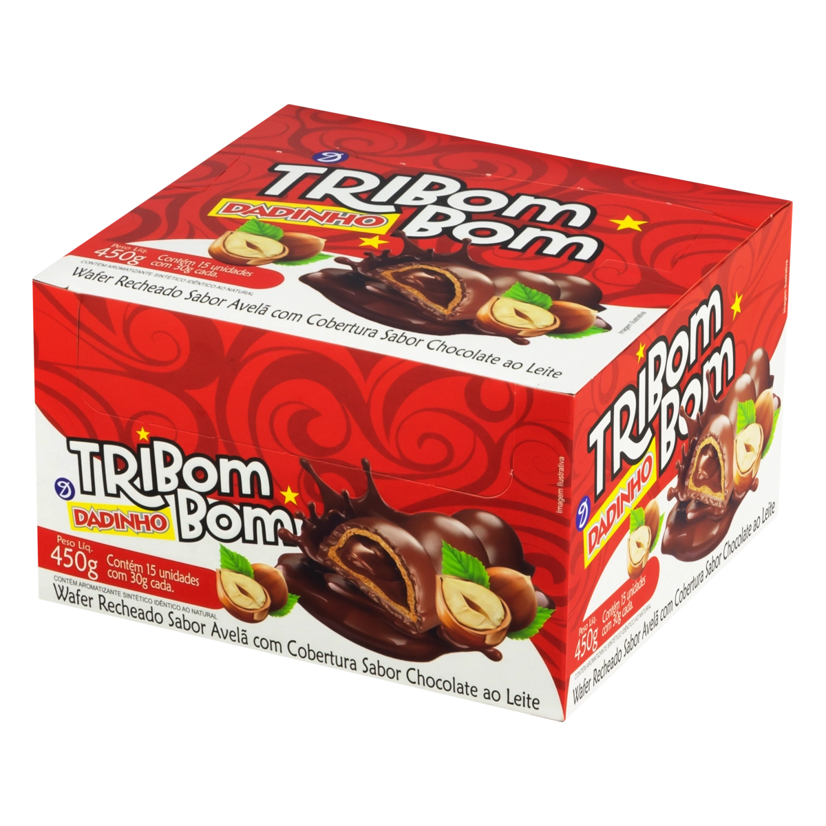 Choc Dadinho Tribombom C/avela 30g