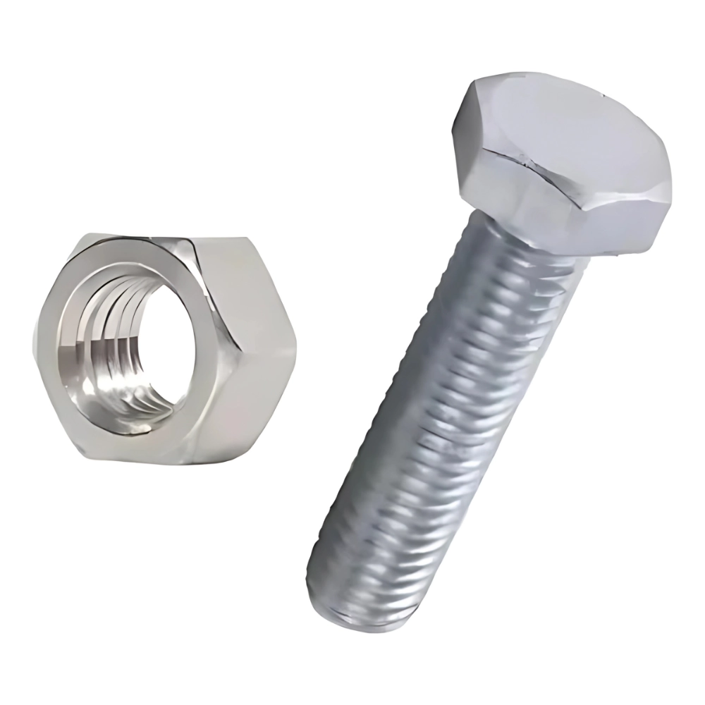 Parafuso Sextavado Com Porca 1/4 X 1 1/4 - 200 Peças