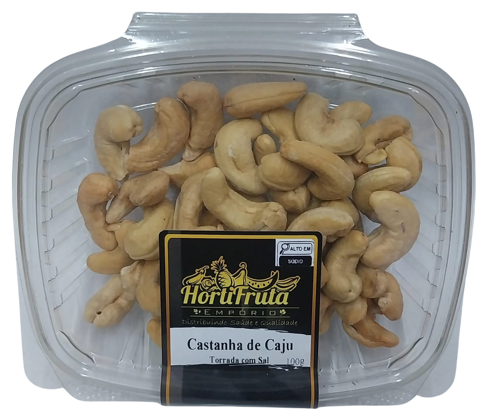 Castanha De Caju Hortifruta 100g Torrada Com Sal