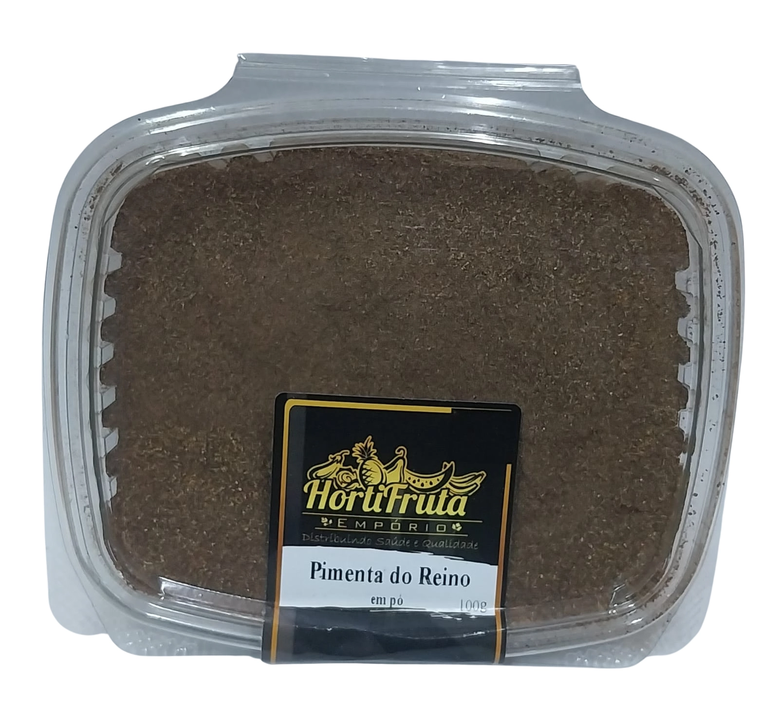 Pimenta Do Reino Hortifruta 100g Preta Moida