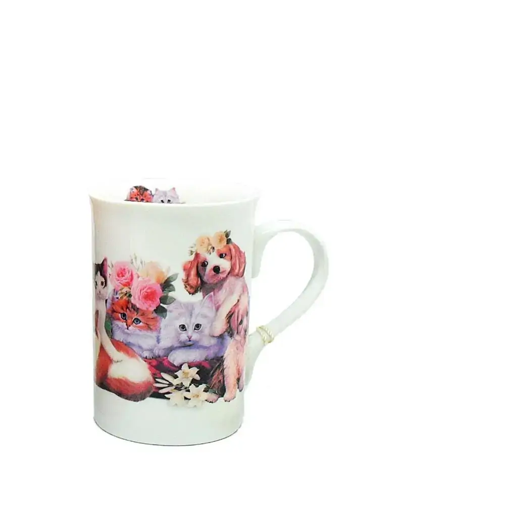 Caneca De Porc.animais G C/emb.presente 5089 Mec Daruma