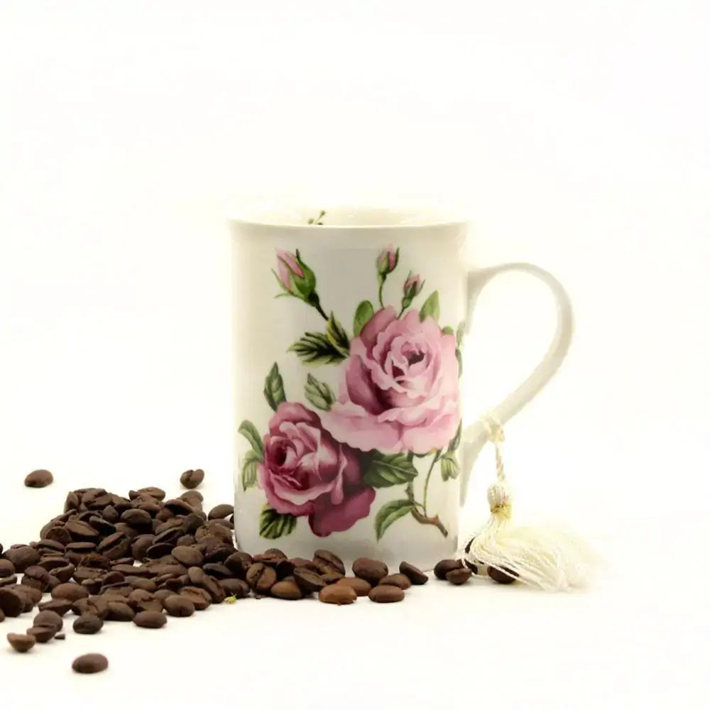 Md Caneca Porcelana R 5141 Rosas