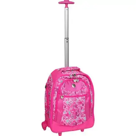 Mochila De Carrinho Pacific Fico Trendy Butterfly Rosa/branco/preto