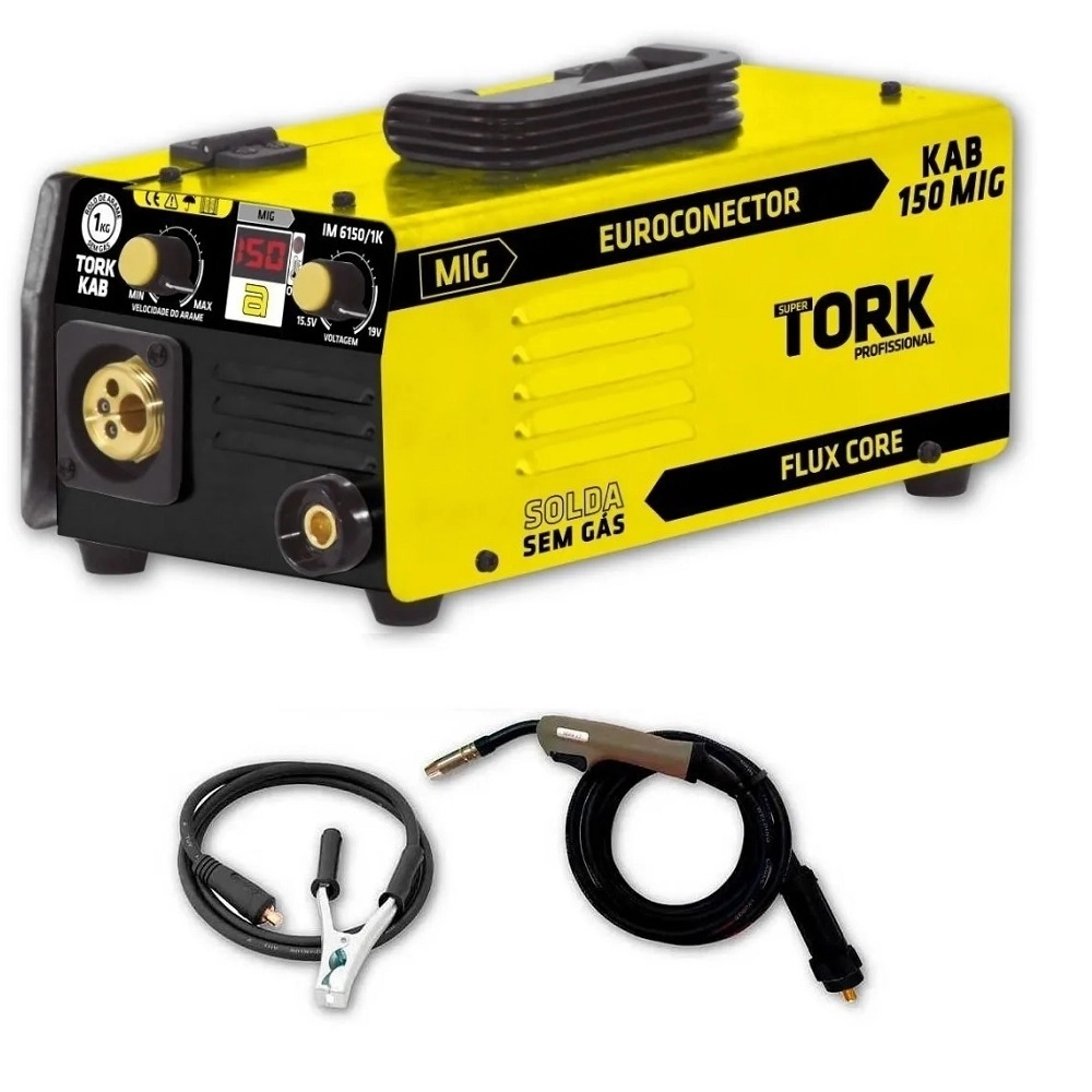 Máquina De Solda Mig Kab 150 Amperes - Tork - 220v