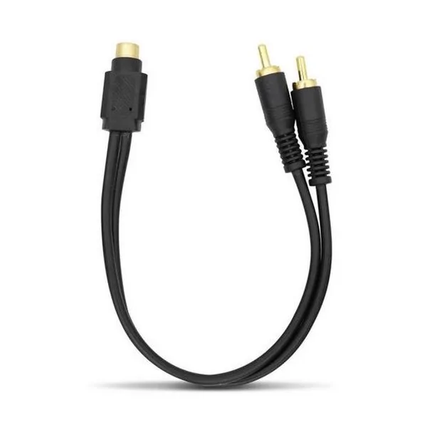 Cabo Y Rca 5MM 1 Ponta Fêmea e 2 Pontas Macho Preto KX3 - KX3/GALTEC YM30