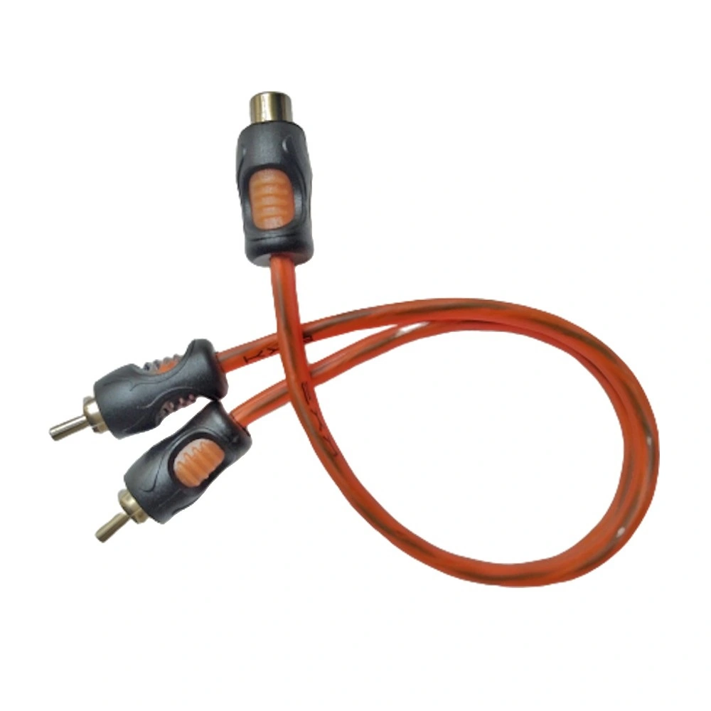 Cabo Y Rca 1 Pontas Fêmea e 2 Pontas Macho Laranja KX3 - KX3/GALTEC KCY2M