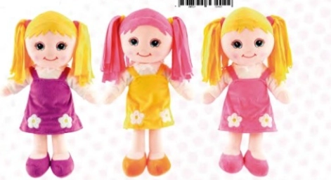 Boneca C Vestido De Florzinha