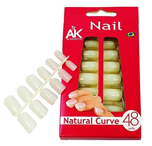 Unhas Post Ak Nat S/cola Quadrada