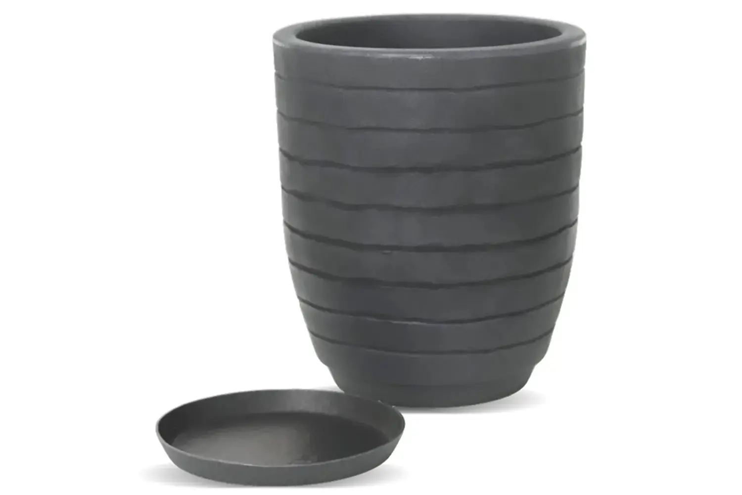 Vaso Relevo 24x28cm Antique Preto R.0990.024.028.18 Vasart