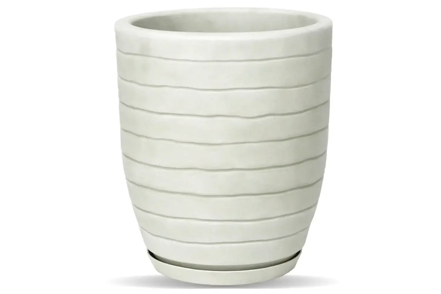 Vaso Relevo 30x40cm Antique Branco R.0990.030.040.17 Vasart