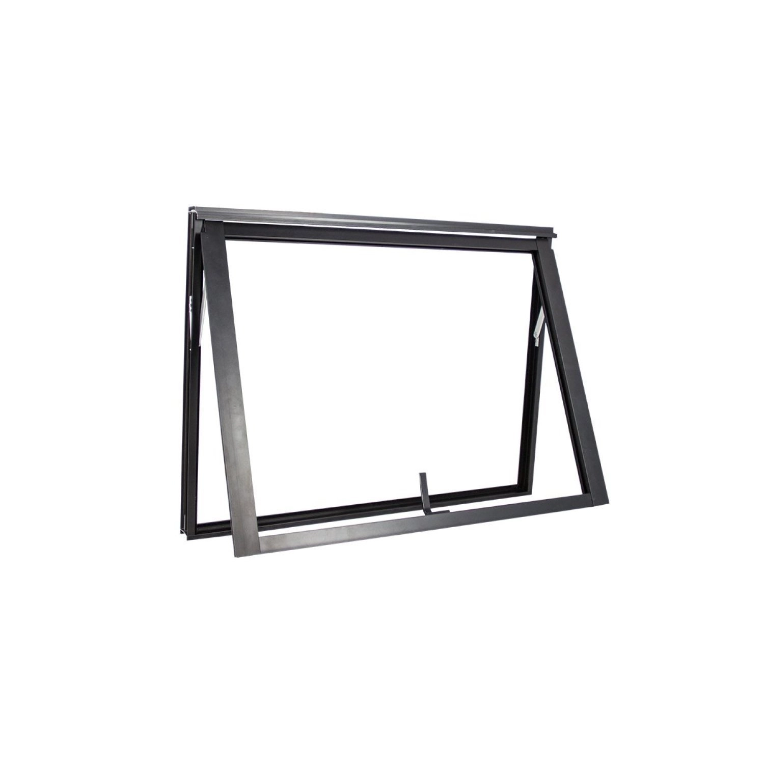 Janela Maxim-ar Abertura Central Premium 1 Folha Vidro Mini Boreal 60x60cm Crv Portas E Janelas Preto