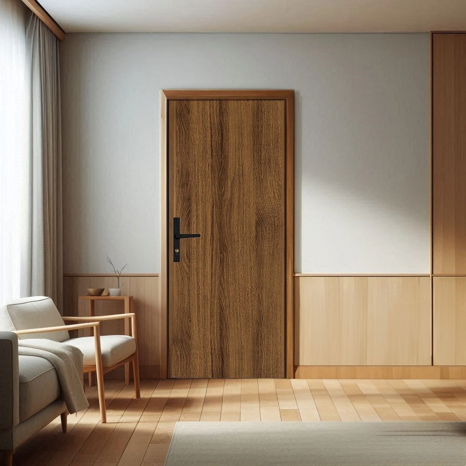 Folha De Porta De Madeira 210x80x3,5cm Duraplac Ypê