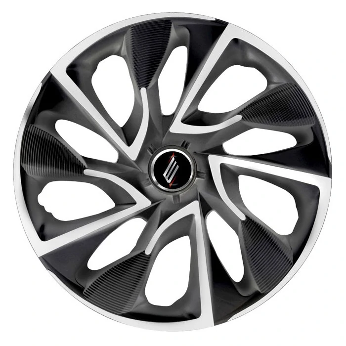 Calota Aro 14 Pol. Black Silver Fiaxação por Parafuso - ELITTE 4116