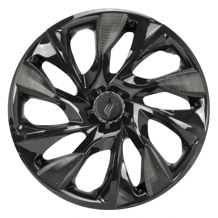 Calota Aro 14 Pol. Unicolor Ds4 Black Fixação por Parafuso - ELITTE LC332