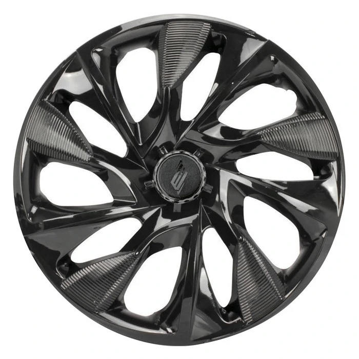 Calota Aro 15 Pol. Unicolor Ds4 Black Fixação por Parafuso - ELITTE LC362