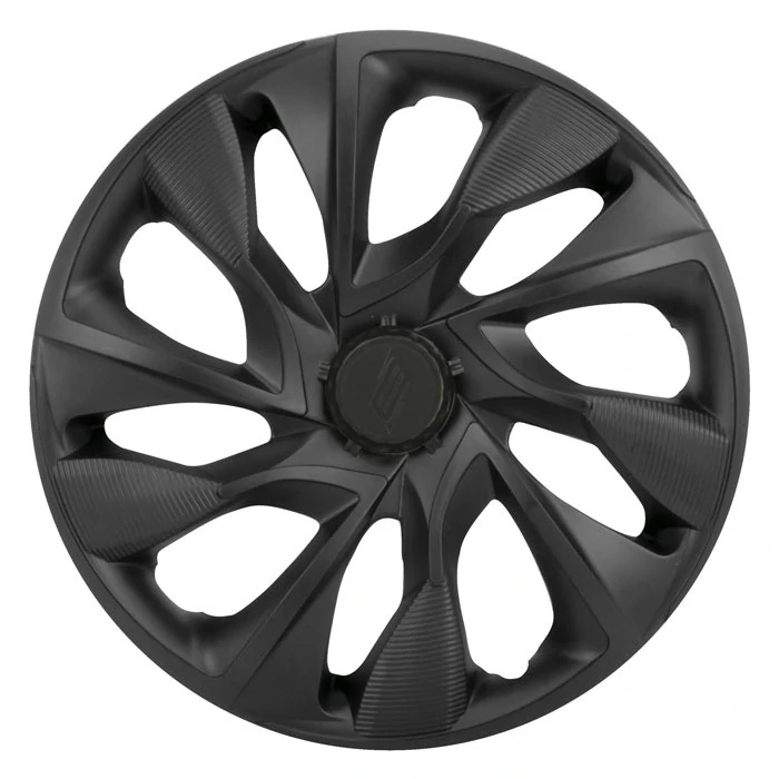 Calota Aro 15 Pol. Unicolor Ds4 Fosc Black Fixação por Parafuso - ELITTE LC363