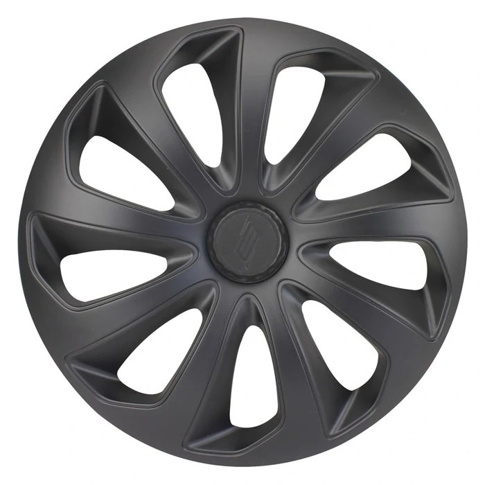 Calota Aro 14 Pol. Velox Fosc Black Fixação por Parafuso Universal - ELITTE LC118