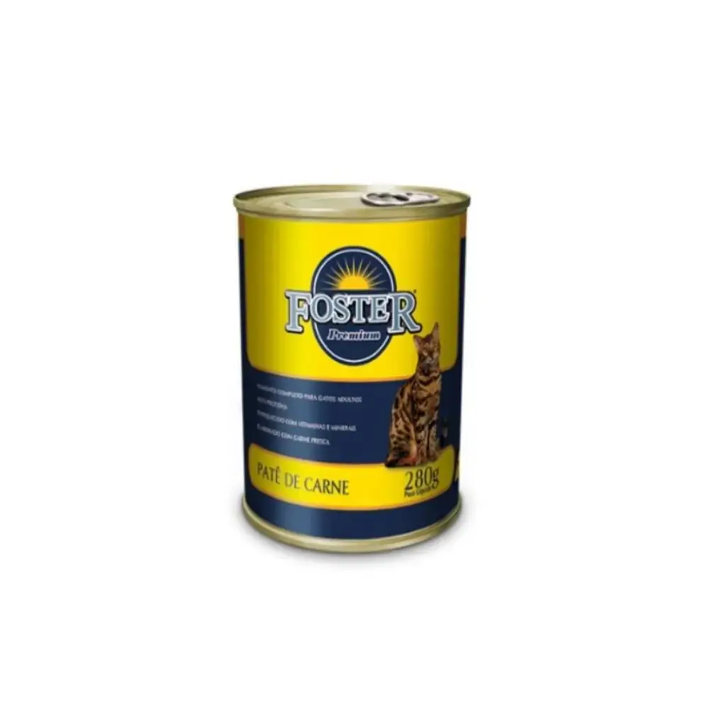 Racao Gatos Foster Carne Lt