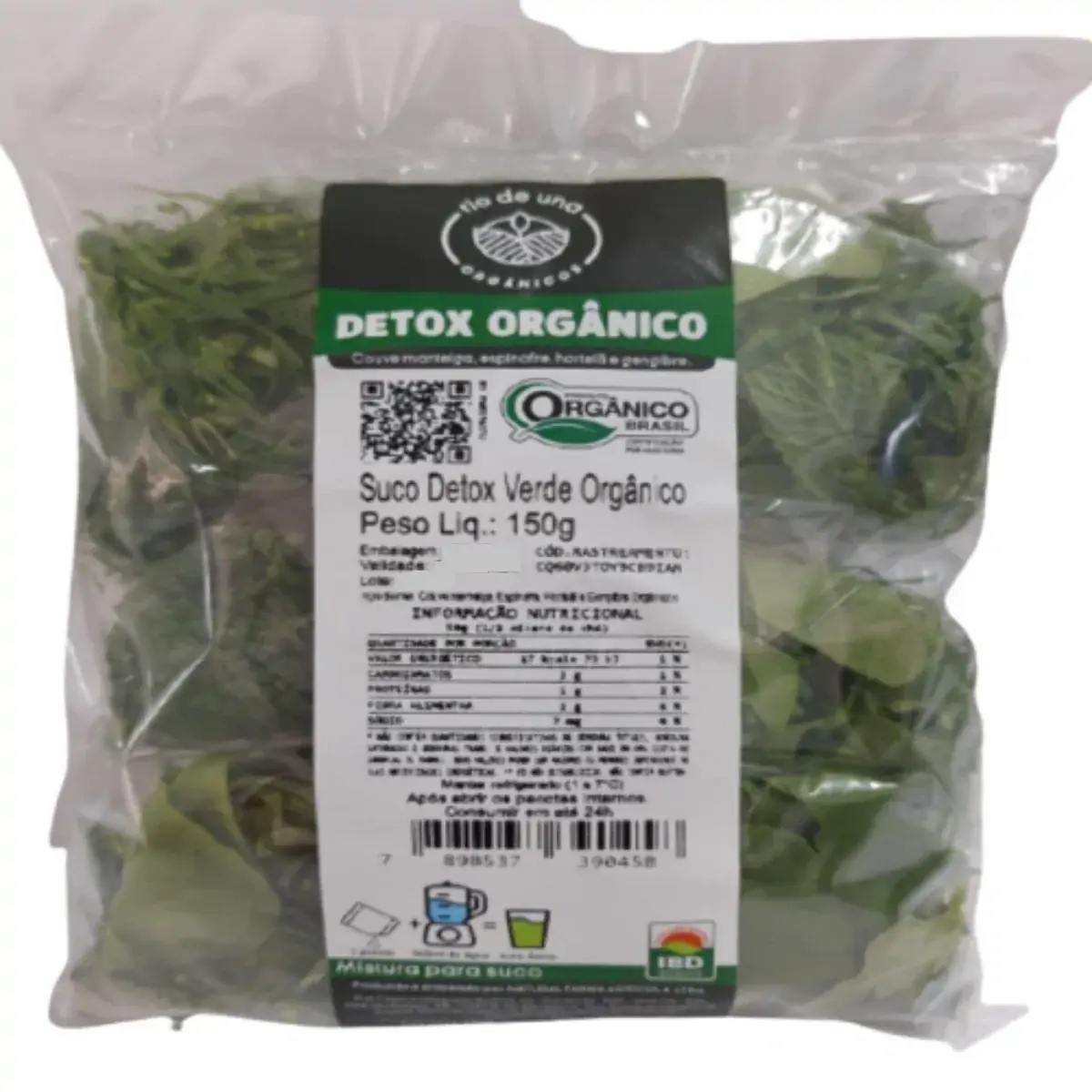 Mix para Suco Detox Verde Orgânico 150g
