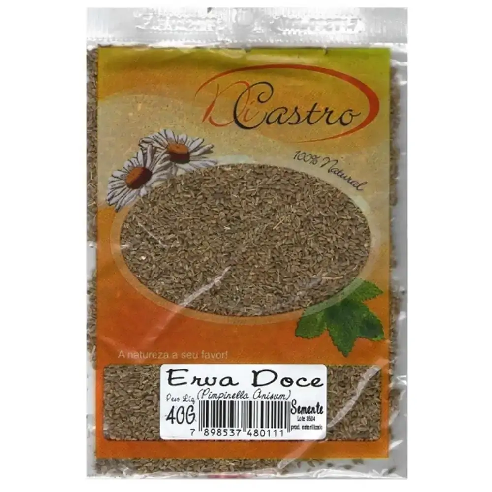 Erva Doce 40 Gr Castro