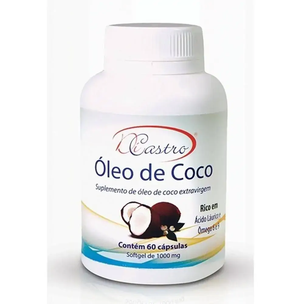óleo De Coco 60 Caps Dicastro