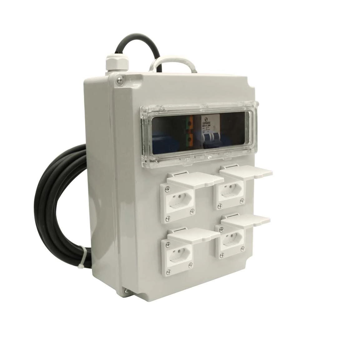 Quadro Com Tomadas Canteiro De Obras Robo Strahl Uc-3055/01