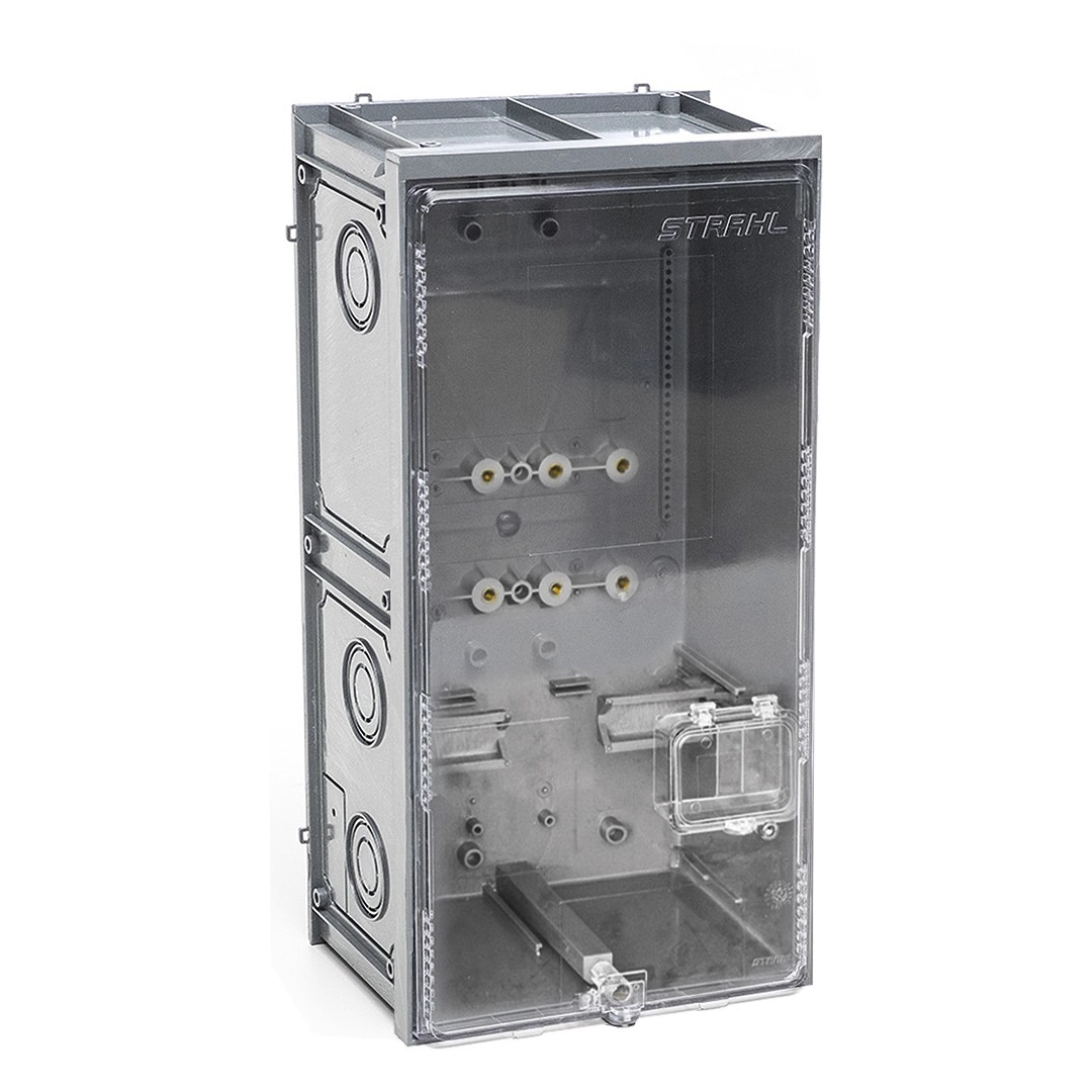 Caixa Para Dispositivo De Proteção Contra Surtos Com Suporte Para Disjuntor 3091/dps Strahl