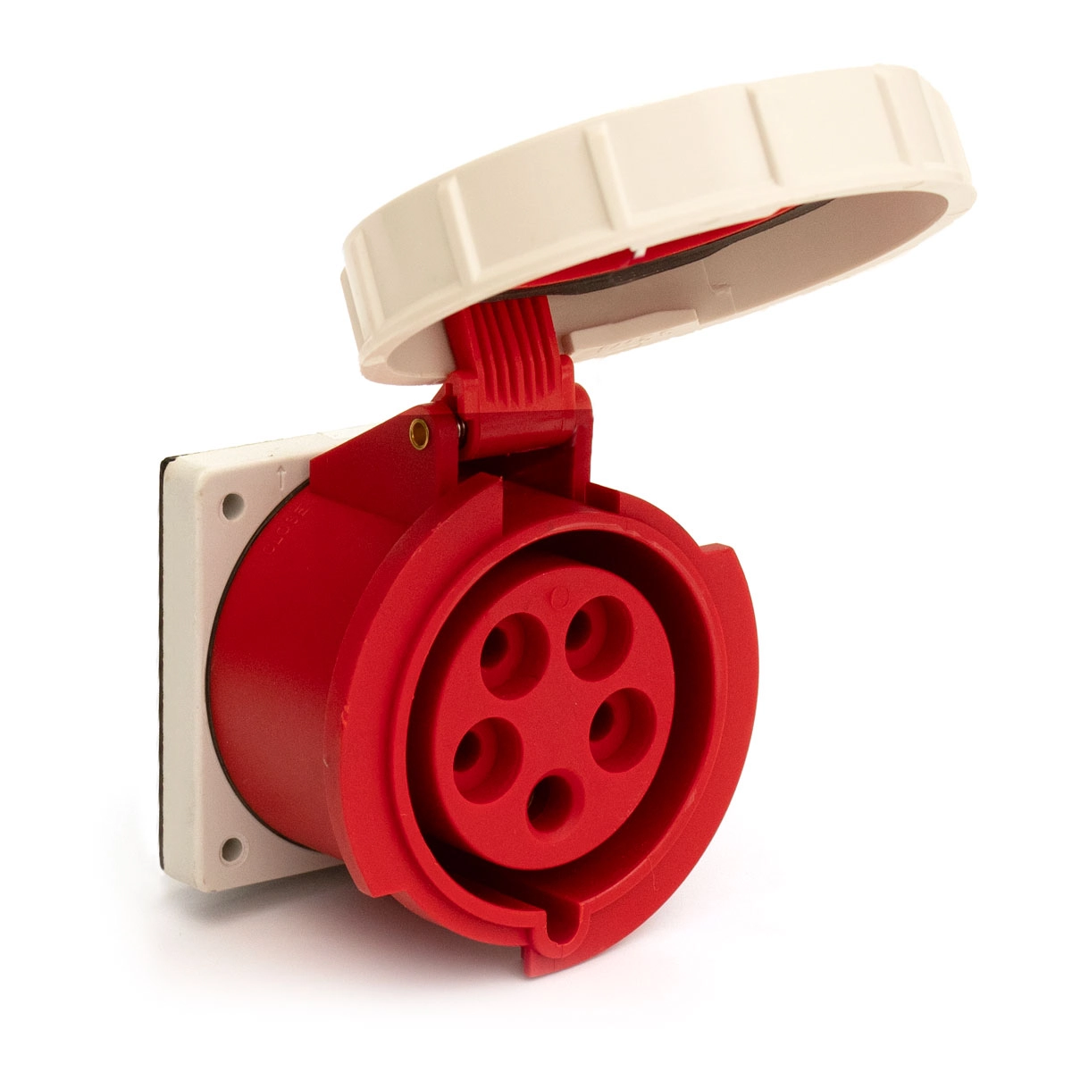 Tomada De Embutir Monobloco 32a 3p+n+t 380/440v Ip67 Strahl