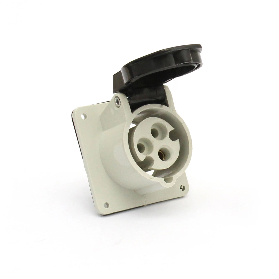 Tomada Industrial De Embutir 2p+t 16a 600v/750v Strahl 3045-t