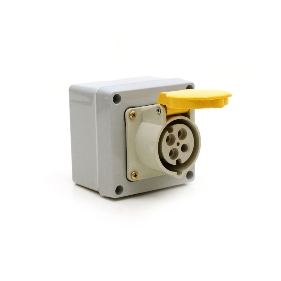 Caixa Com Tomada Industrial 3p+t 32a 110/130v Strahl Sd-3644
