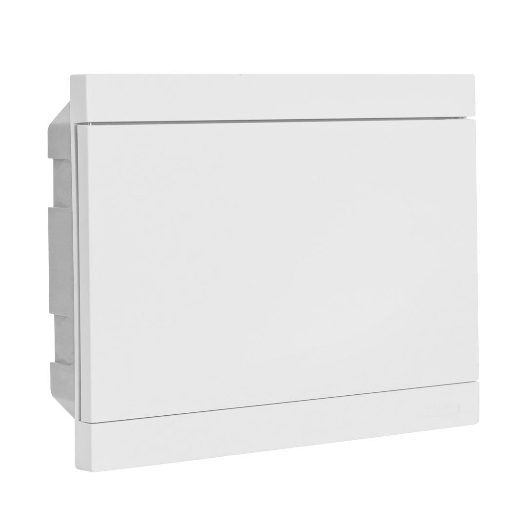 Quadro Para Até 12 Disjuntores Din De Embutir Strahl Qd12-pb