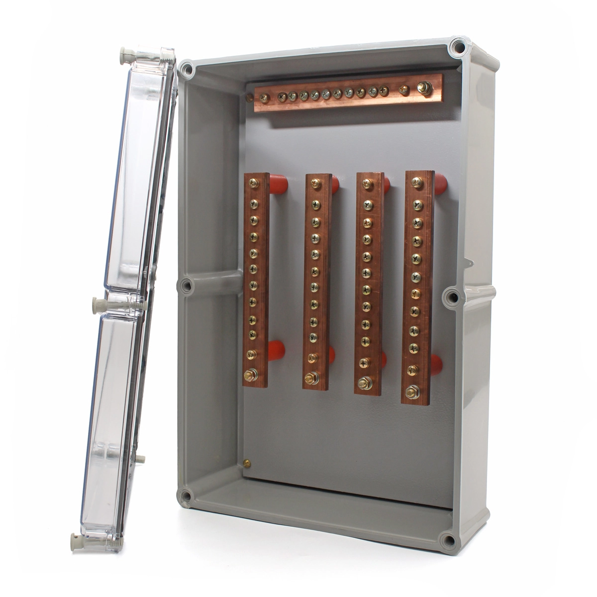 Caixa De Barramento Para Medidores Com Tampa Lisa Até 400a Mb400-light