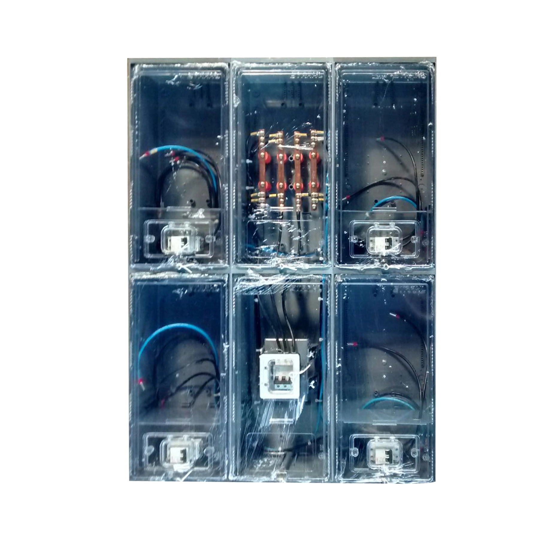 Conjunto para 4 Medidores com Montagem Basica Entrada Central Strahl