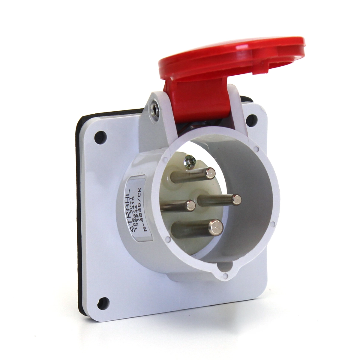 Tomada Negativa De Embutir Cekton Ip44 3p+t 16a 380/415v