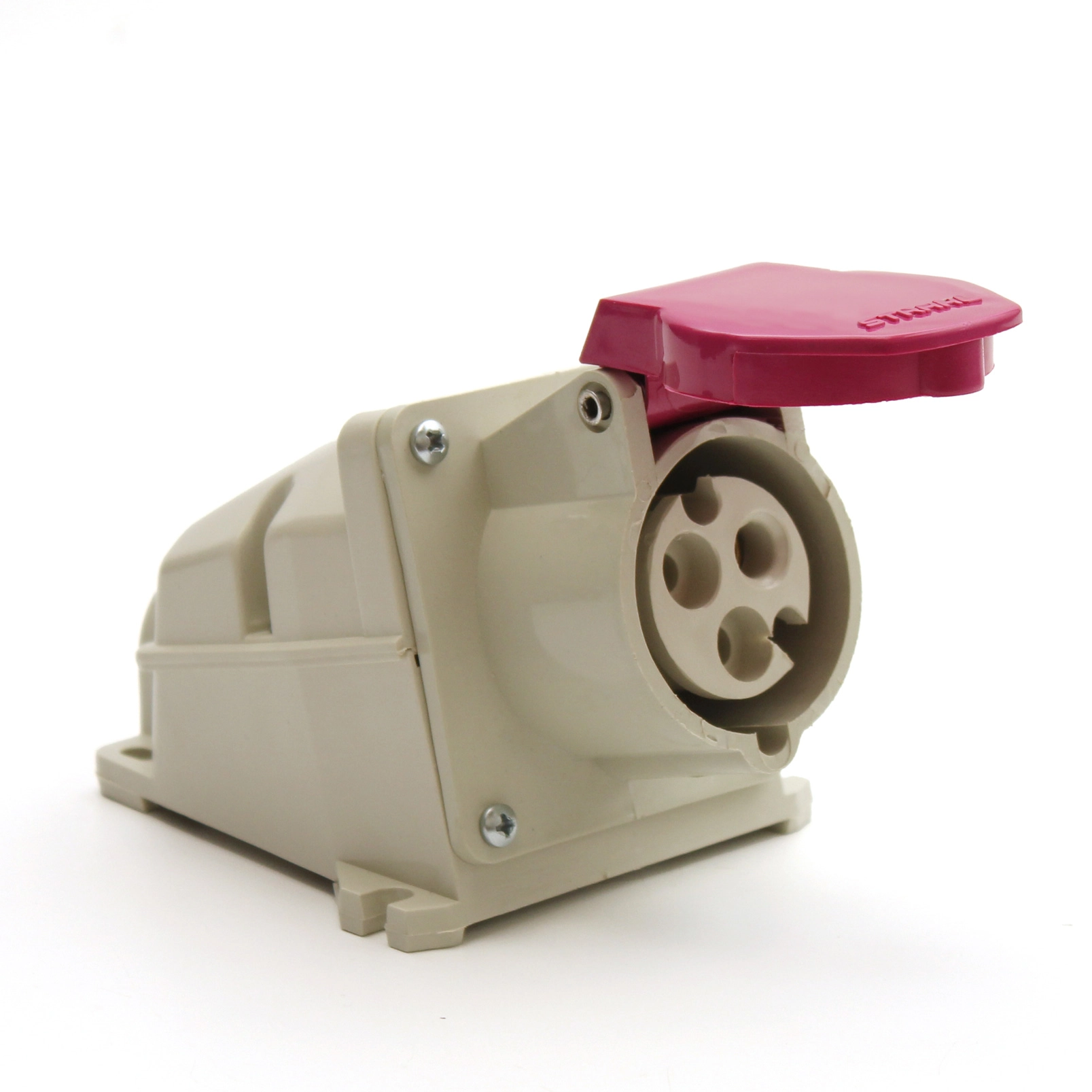 Tomada Industrial De Sobrepor 2h 32a 3 2p+t 24v Strahl Ip44