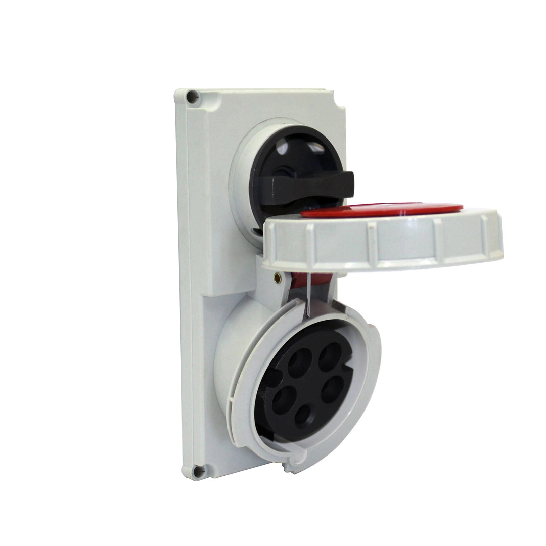 Tomada Embutir Bloqueio Mecânico 3p+n+t 32a 380/440v Strahl