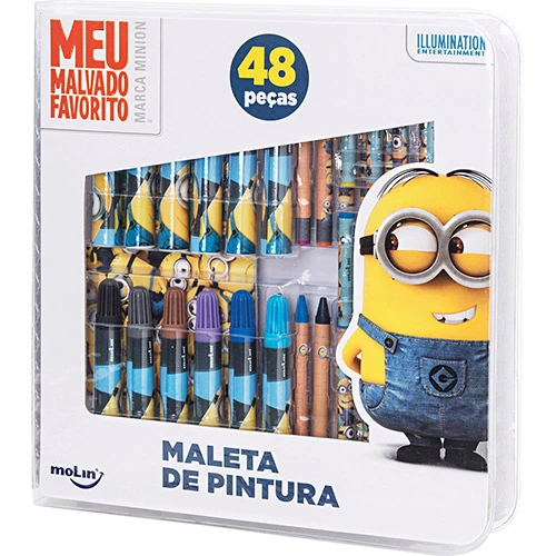 Maleta De Pintura Square Minions Molin