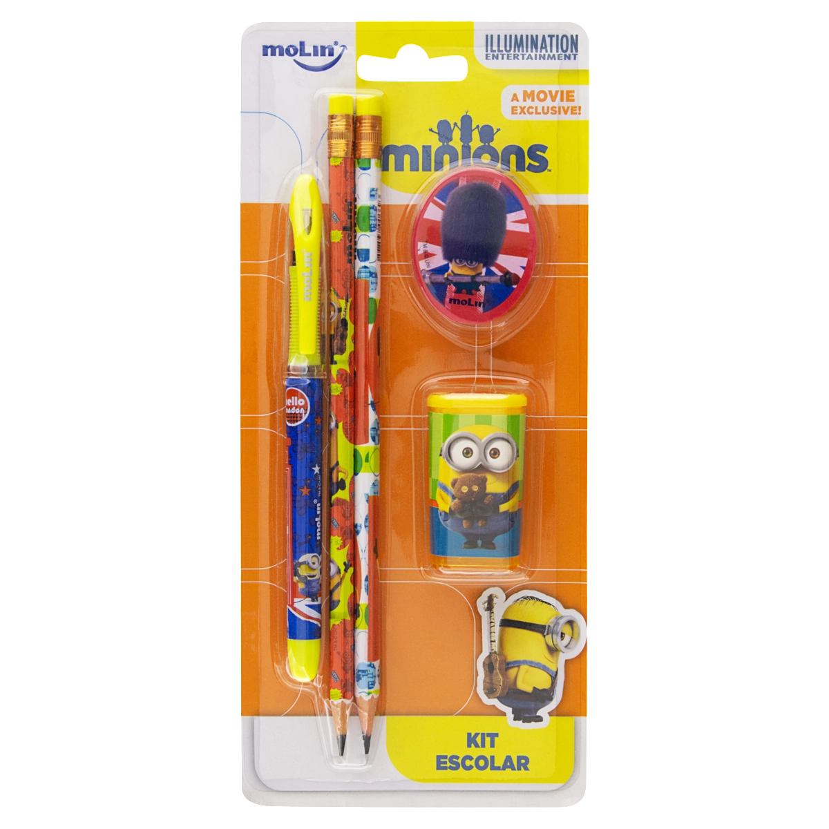 Kit Escolar Minions Molin