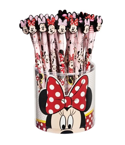 Lapis Preto Sextavado Com Borracha Hb N 2 Molin Top Minnie Mouse