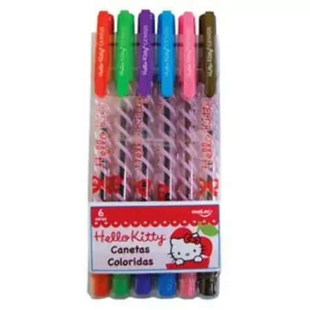 Molin Genius Hello Kitty Esferográfica 6 Unidades