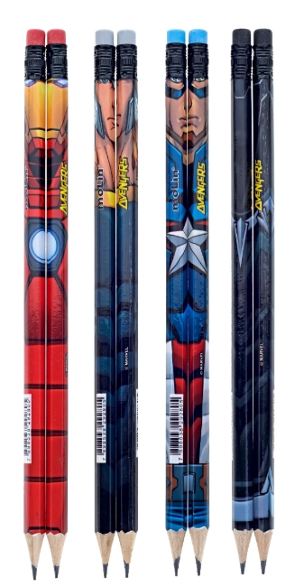 Lapis Preto Avengers C/ Borracha